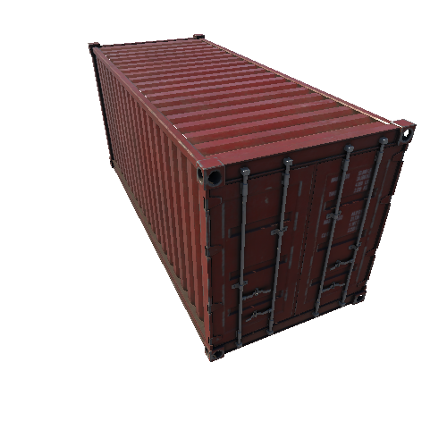 Cargo Container Red